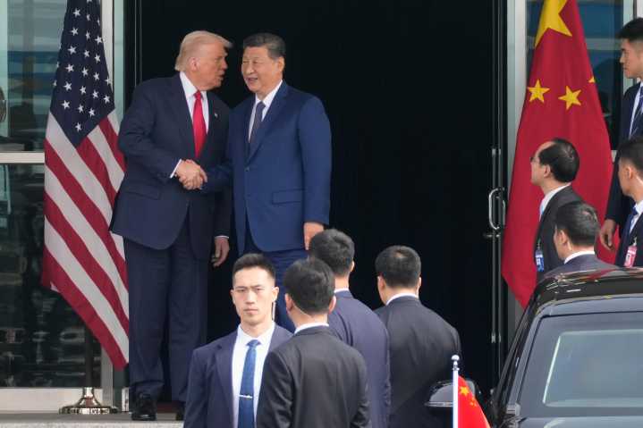 China’s Xi promises to protect free trade at APEC as Trump snubs major summit