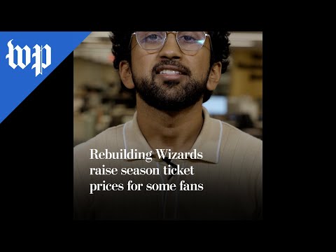 Rebuilding Wizards raise prices on their most dedicated fans