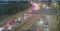 M60 traffic LIVE: Rush hour chaos as crash causes massive queues on two motorways