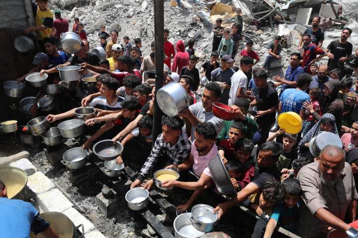 OMS afirma que la hambruna en Gaza sigue sin remitir tras el alto el fuego