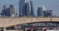 Palestine protest in pictures as thousands march across London