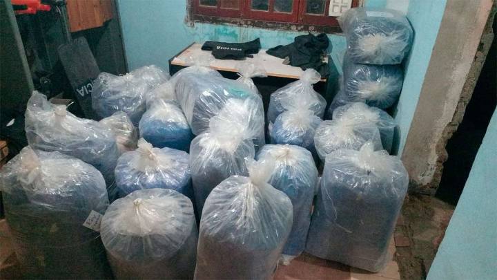 Interceptaron una camioneta con pedido de secuestro con más de 500 kilos de hojas de coca en Pozo Hondo