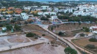 Prohens y técnicos de Emergencias, encerrados en un avión por el temporal en Ibiza