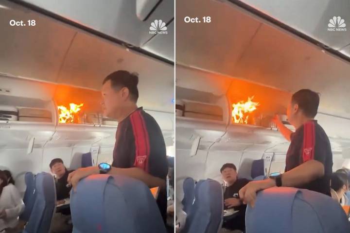 Air China Flight Makes Emergency Landing After Lithium Battery Catches Fire