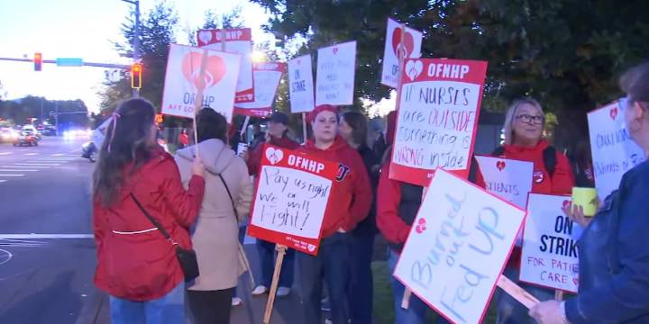 Thousands of Kaiser nurses, health care workers go on strike