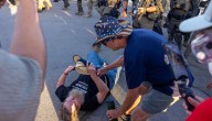 Veterans demand ICE stop 'harassment' of protesters after arrest of U.S. Air Force veteran