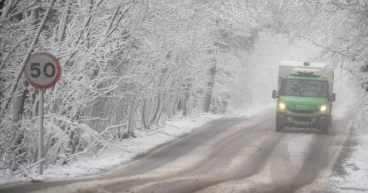 UK snow upgraded to 'three inches' with seven counties set to be covered