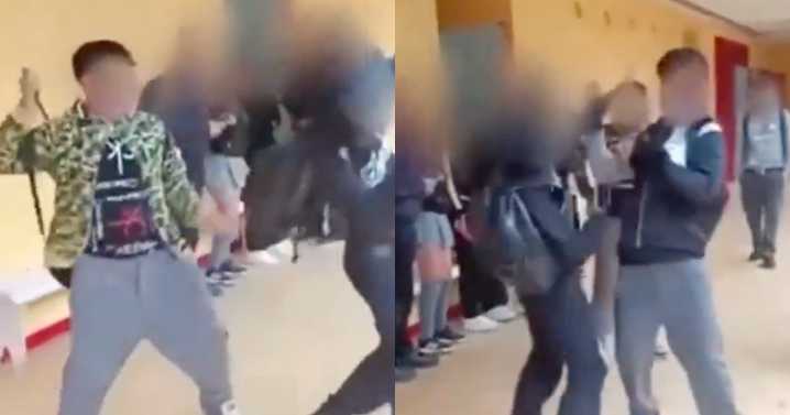 Impactante pelea en liceo de Vallenar: Estudiante sacó cuchillo y atacó a compañero pleno recreo