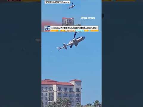 Helicopter crash in California injures five people