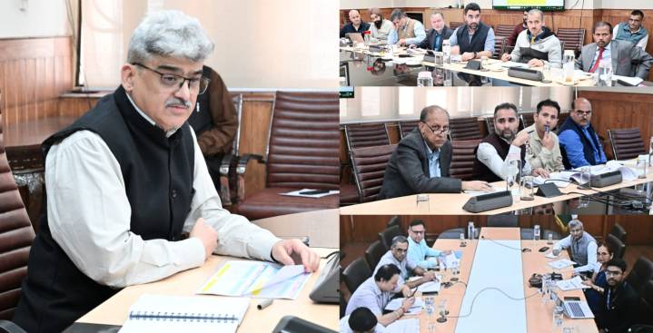 CS led HPC reviews progress of NABARD, RIDF projects in J&K