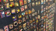Balloon Fiesta-goers collect commemorative pins marking the 2025 season