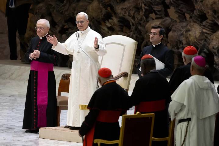 Víctimas de abusos sexuales en la Iglesia sostienen reunión histórica con el papa León XIV