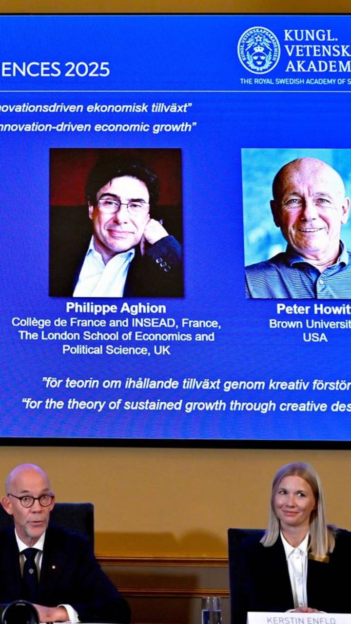 Nobel economics prize goes to three researchers for explaining innovation