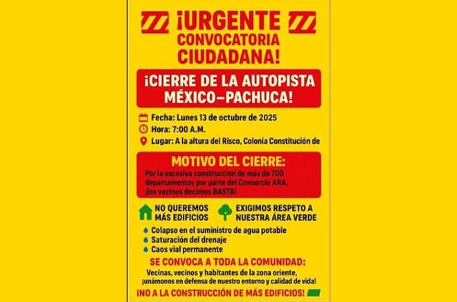 Habrá bloqueos y manifestaciones este lunes en el Valle de México