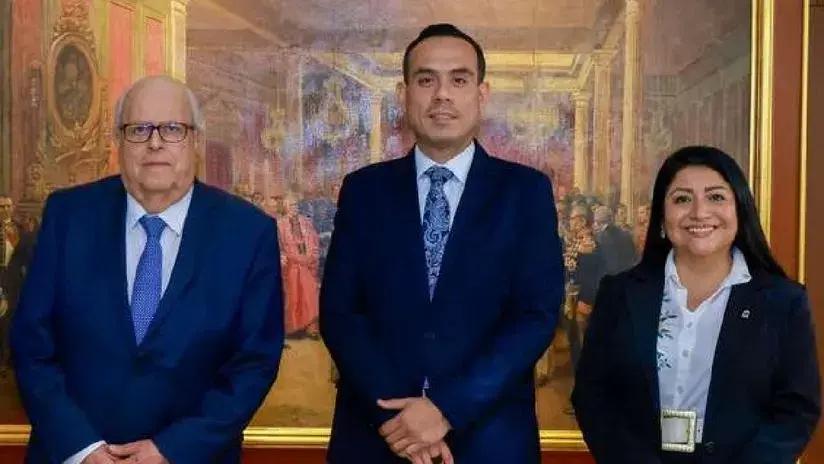 José Jerí, Denisse Miralles y Julio Velarde se reunieron para fortalecer la confianza y el crecimiento del país