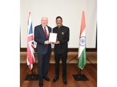 State Defence Minister Sanjay Seth meets UK counterpart