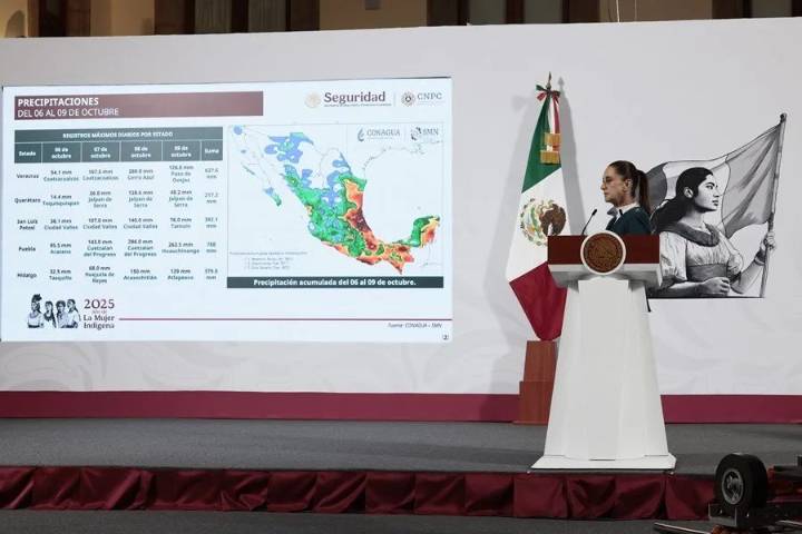 México estima 100.000 viviendas afectadas por las lluvias torrenciales en el centro del país