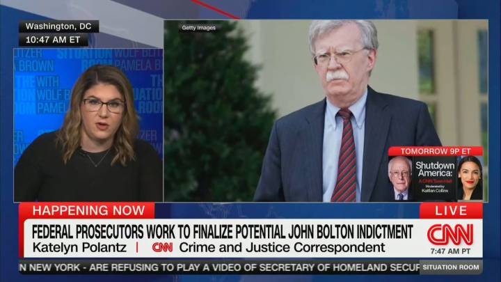 Federal Prosecutors ‘at Work’ to Bring Charges Against John Bolton ‘Very Soon’