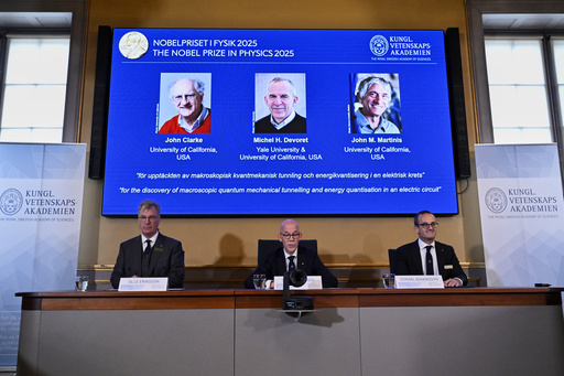 Tres científicos ganan el Nobel de Física por descubrimientos en efecto túnel en mecánica cuántica