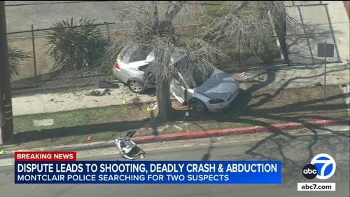 Driver killed, passenger kidnapped after dispute leads to suspect ramming victims' car near Montclair school