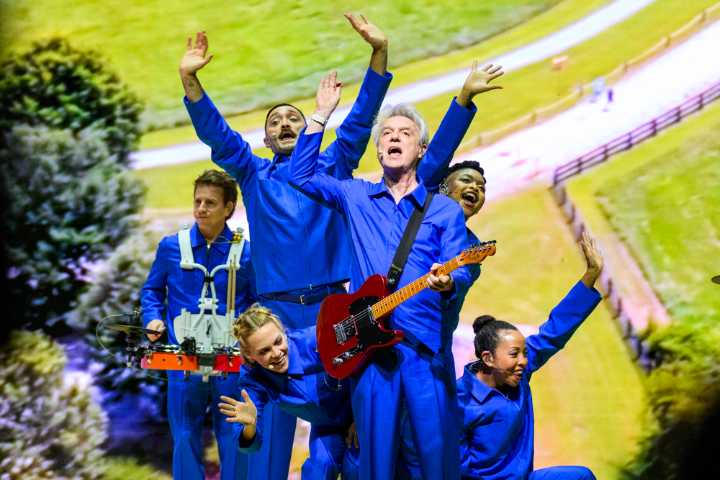 David Byrne burns down the house at the Fox Theatre