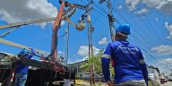 Reemplazan transformador en la avenida Alirio Ugarte Pelayo