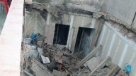 Susto en Vila-real: Cae el tejado de una vivienda y la policía acordona la zona