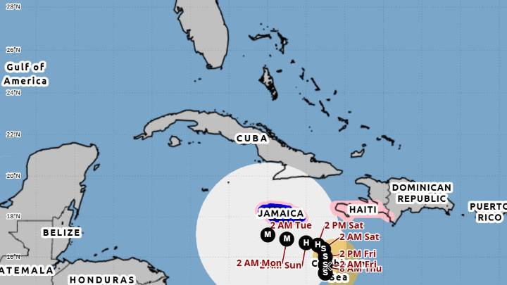 Tropical Storm Melissa likely to strengthen into Cat 4 hurricane