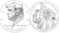 Donald Trump diseña su dólar perfecto: una moneda con el puño en alto y su cara grabada