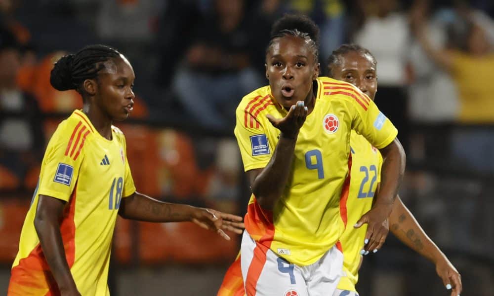 4-1. Santos y Caicedo guían a Colombia en la goleada a Perú en la Liga de Naciones
