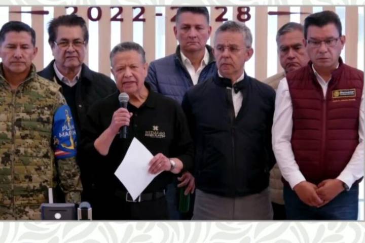 Presenta Menchaca balance de acciones para la emergencia en Hidalgo durante la mañanera; esto informó