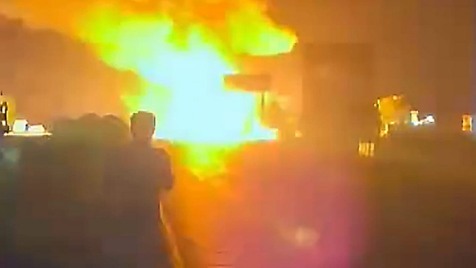Truck-car collision on Jaipur-Ajmer highway causes massive chain explosion of LPG cylinders