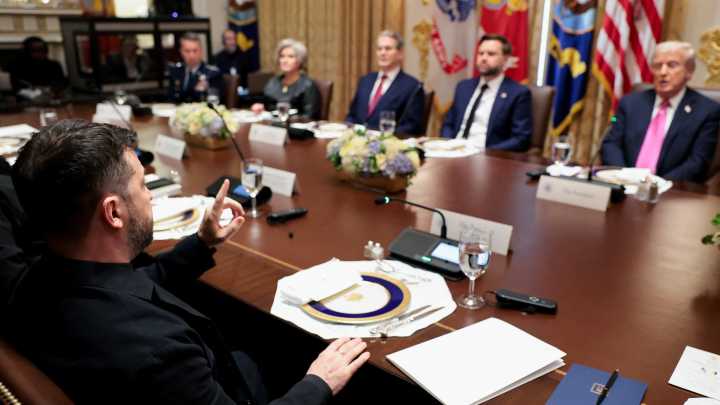 Trump afasta a posibilidade de subministrarlle a Ucraína mísiles de longo alcance