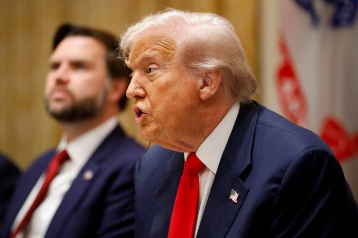 Trump Refuses To Take ABC's Question Because Of JD Vance Interview