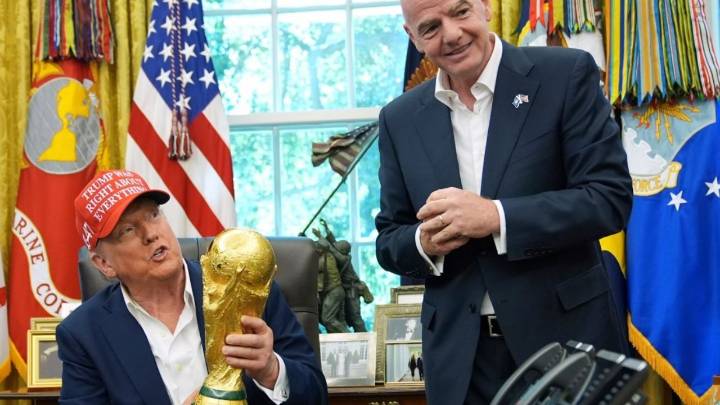 La “amistad” de Infantino y Trump
