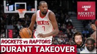Jabari Smith Jr COMPLETE Performance & Kevin Durant TAKES OVER Late As Houston Rockets CRUSH Raptors