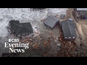 Coastal homes collapse into the ocean off North Carolina