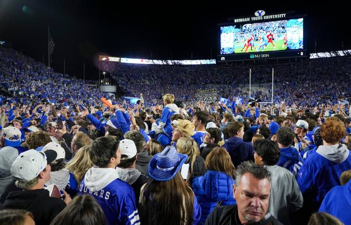 Crumbl CEO pays BYU football's field storming fine to Big 12 after Utah win