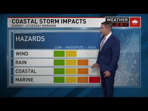 Nor'easter to bring heavy rain for holiday weekend