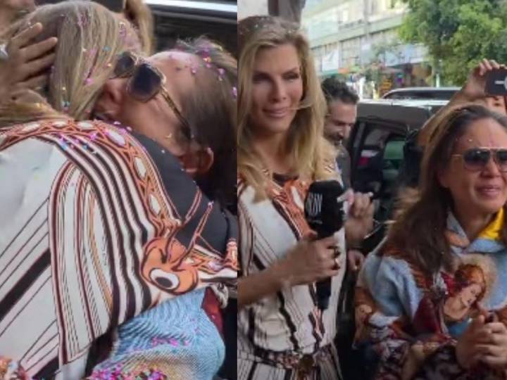 Yolanda Andrade y Montserrat Oliver se reencuentran; así fue el emotivo momento