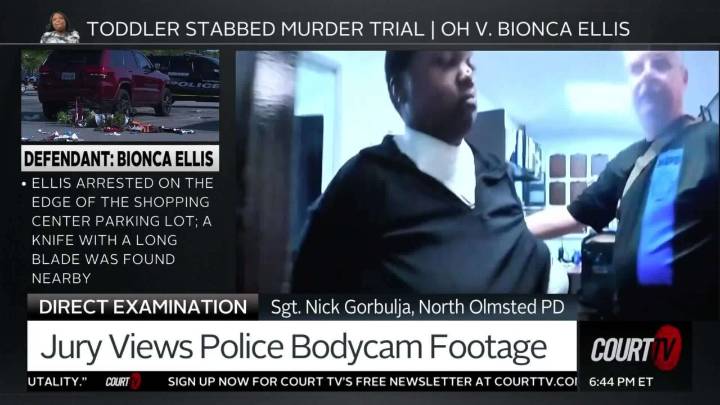 Bodycam Video After Bionca Ellis’ Arrest for Alleged Fatal Stabbing