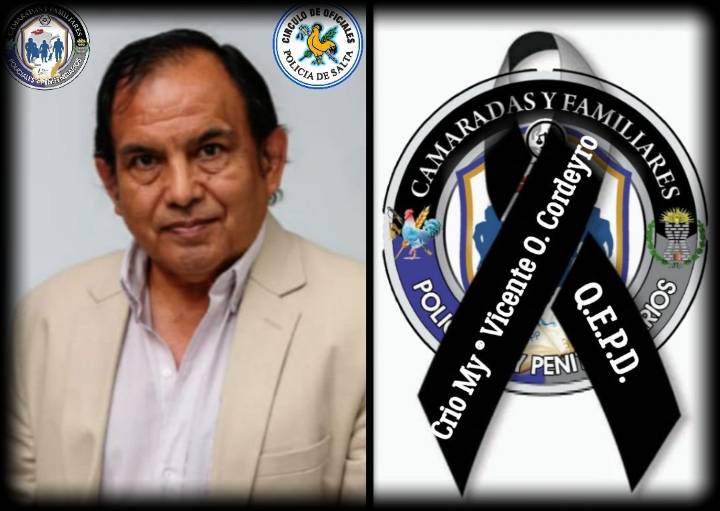 Velan desde anoche el cuerpo de Vicente Cordeyro. El sepelio es hoy