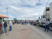 Alerta: Persiste cierre de Carretera Victoria-Matamoros por manifestación