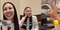 Yuka Tomita muestra la divertida reacción de su esposo colombiano al intentar hablar con un robot en un restaurante