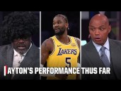 Shaq & Chuck are critical of Deandre Ayton's performance without LeBron & Luka
