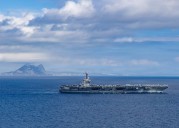 New aircraft carrier movement puts U.S. in unusual position