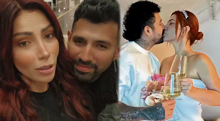 Milena Zárate se casó con tatuador en boda simbólica en Estados Unidos: “Ha sido muy bonito”