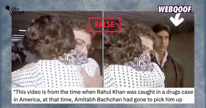 Does This Video Show Rahul Gandhi After Being Detained on Drug Charges? No!