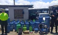 Tres capturados por distribución ilegal de gas licuado de petróleo en Popayán