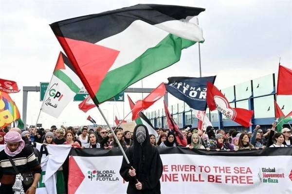 Propalestinos se oponen a partido Italia vs. Israel